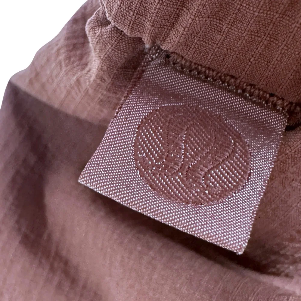 Lululemon Bowline Short 5 Ripstop Washed Dark Terracotta Men Small M7ARRS Salmon